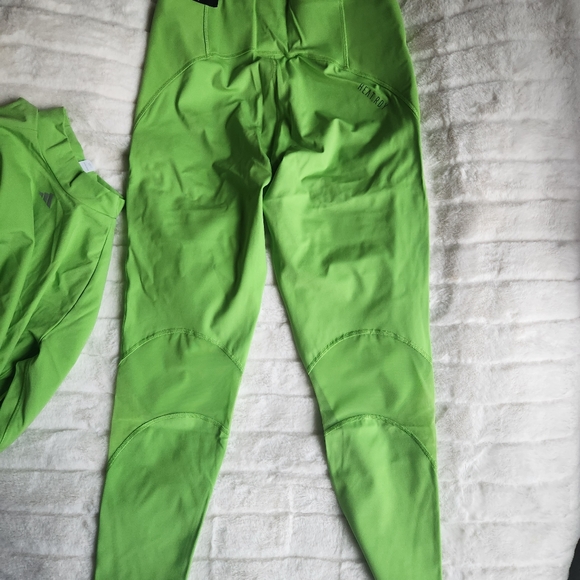 Adidas Set Hiit Heat Top +Performance Training Tailored Hiit 7/8 Leggings bnwt - Picture 12 of 13